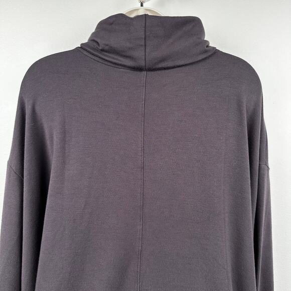 Athleta Ethereal Brushed Funnel Neck Sweatshirt in Shale Women's M Oversized - Picture 7 of 12